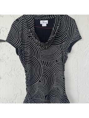 Chaus Women's Black and Navy Blous